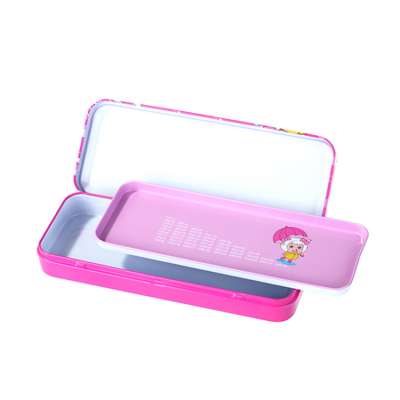 High Quality Custom Logo School Students OEM Pencil Case For Girl Pencil Tin Box