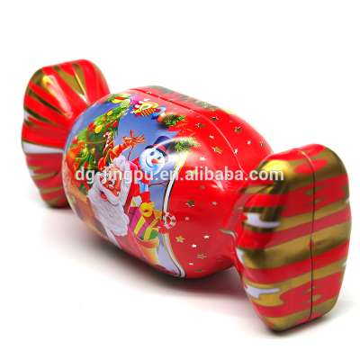 High quality wholesale custom cheap sweet gift christmas candy tin