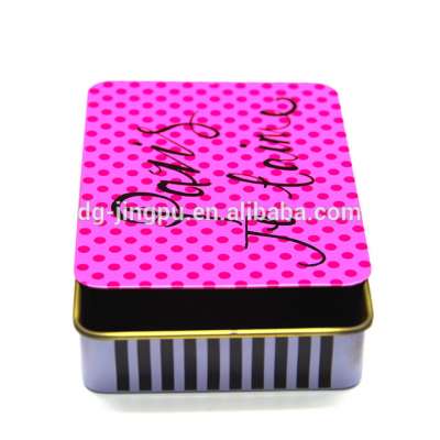 Portable tablet pill chewing gum mint tin box with sliding lid